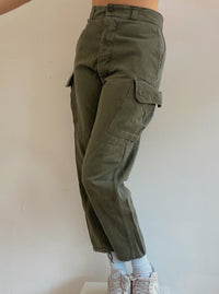 Khakifarbene Cargohose 36