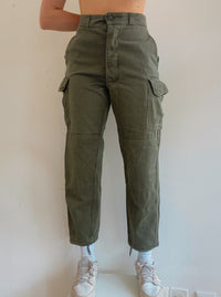 Khakifarbene Cargohose 36