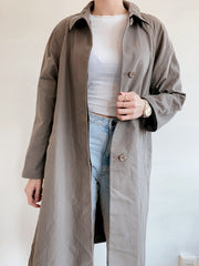 Trench taupe double face oversized L
