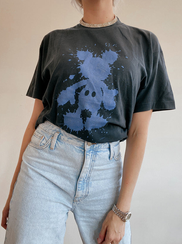 T-shirt Mickey Mouse noir et bleu S