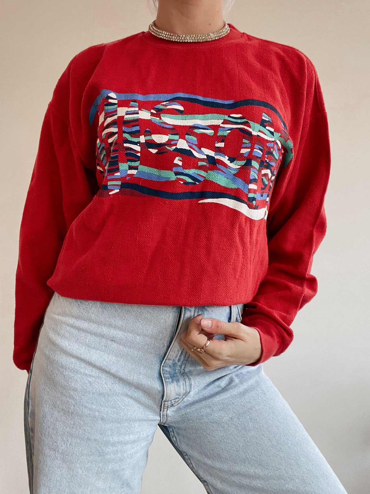 Pull rouge Missoni M