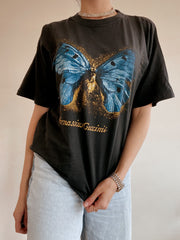 T-shirt noir Papillon Guccini L
