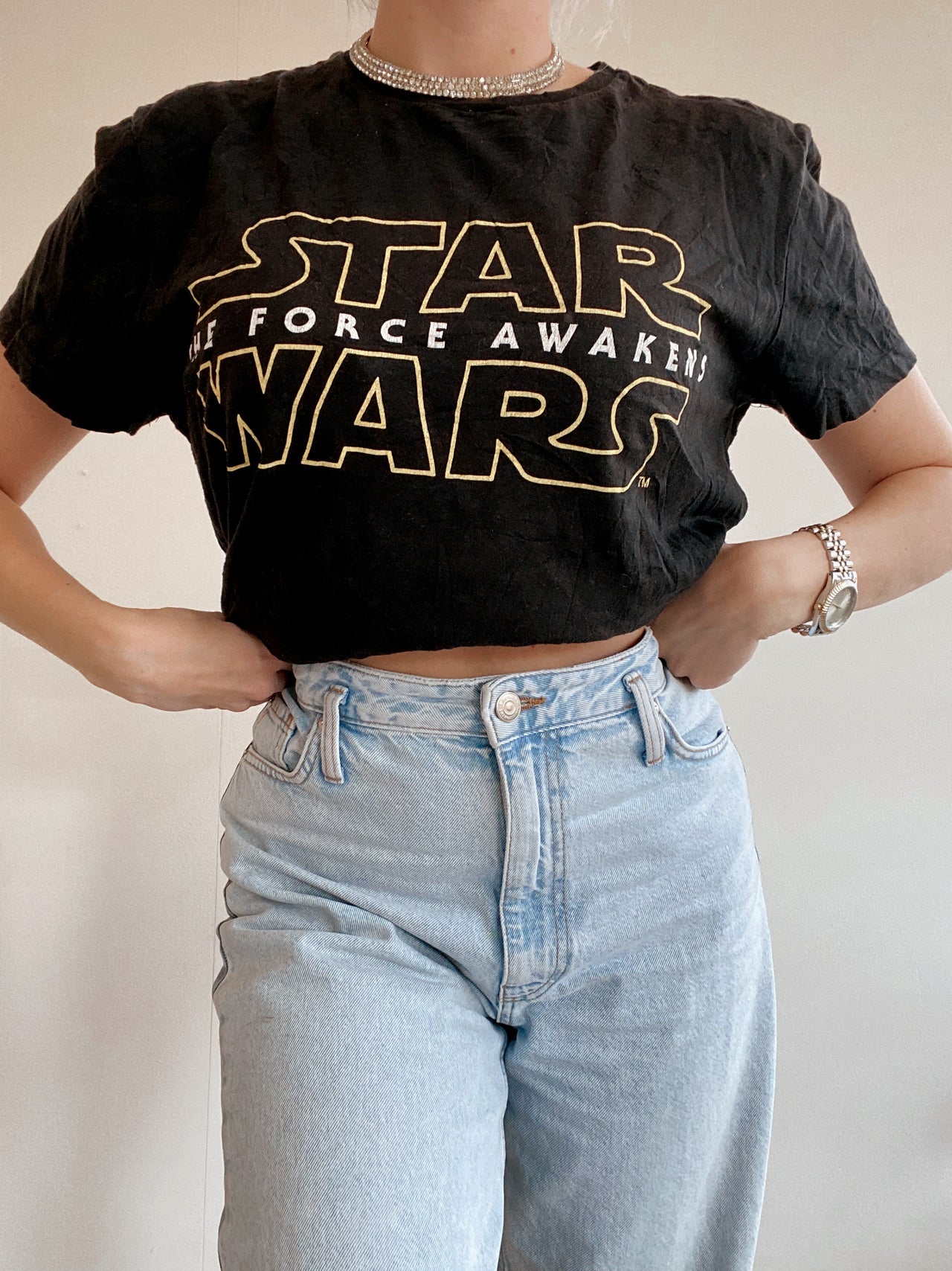 T-shirt noir Star Wars L