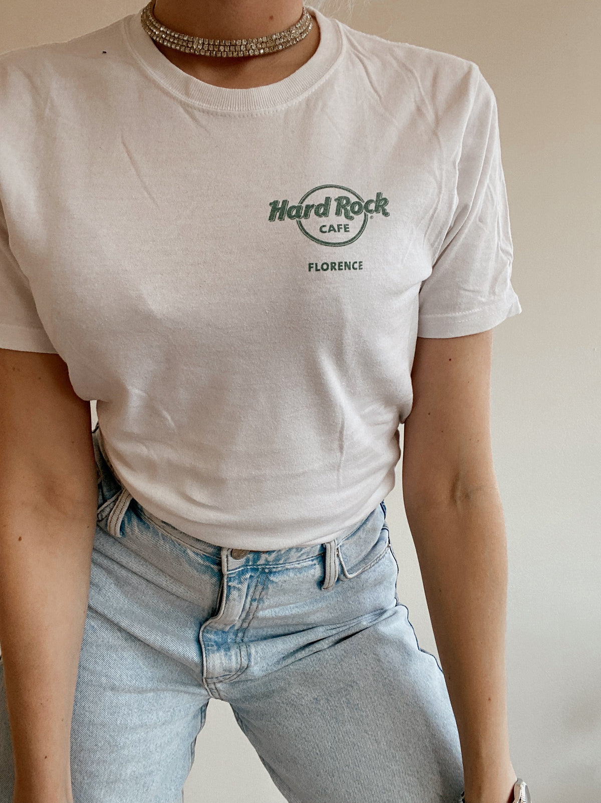 T-shirt blanc Hard Rock Cafe Florence S