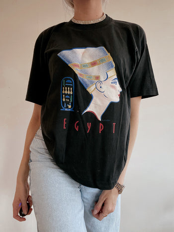 T-shirt vintage noir Egypt M