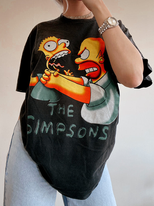 Die Simpsons XL schwarzes T-Shirt