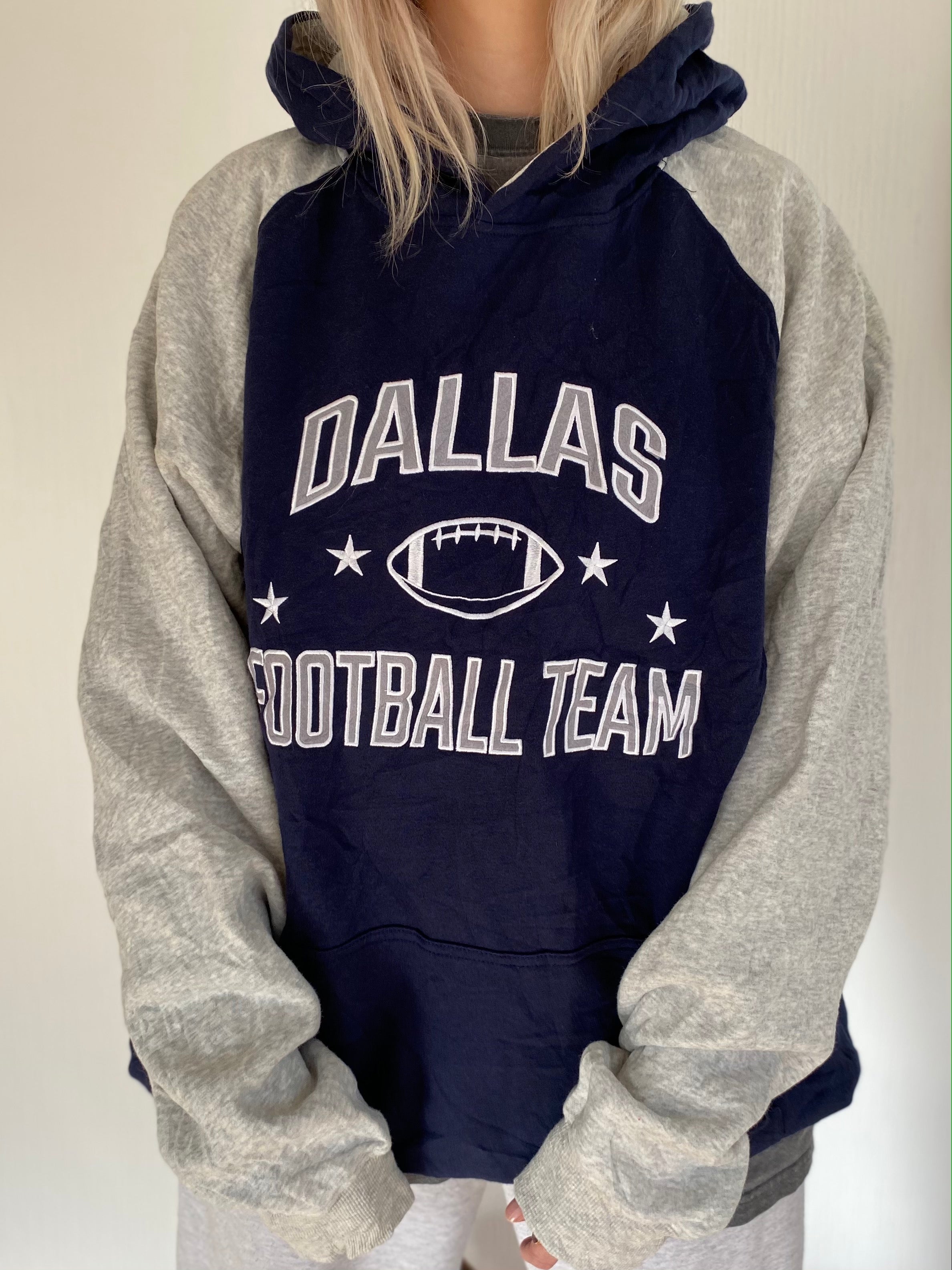 USA blue hooded sweater"Dallas"XXL