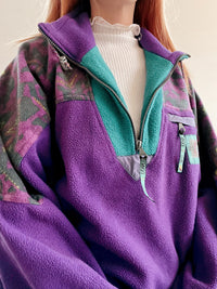 White and blue jacket with orange collar Adidas XL