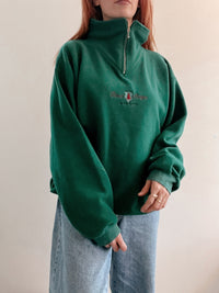 White and blue jacket with orange collar Adidas XL