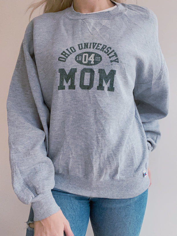 Pull USA gris University Mom M