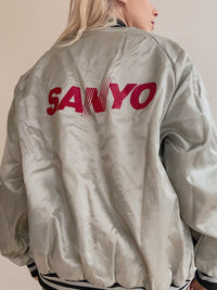 Veste bomber USA argentée Sanyo L