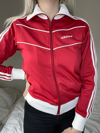 Jacket rouge/blanche Adidas L