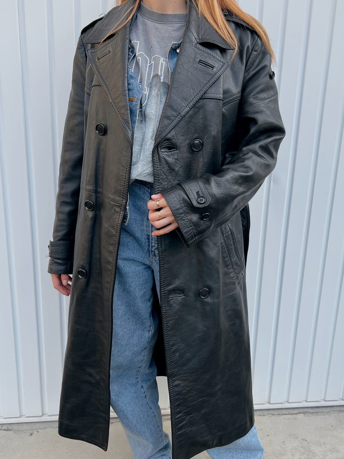 Black Weekday L Coat