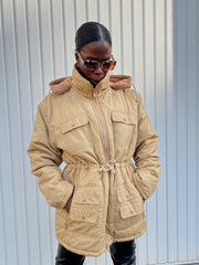 Doudoune vintage beige M/L