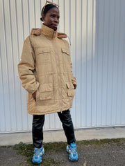 Doudoune vintage beige M/L