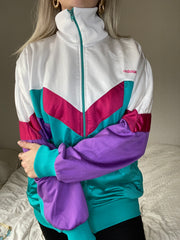 Jacket turquoise et rose Adidas M/L