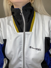 Jacke weiß/blau/schwarz Champion L 