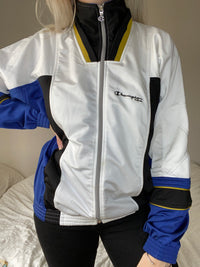 Jacke weiß/blau/schwarz Champion L 