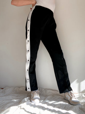 Pantalon de jogging noir et blanc S