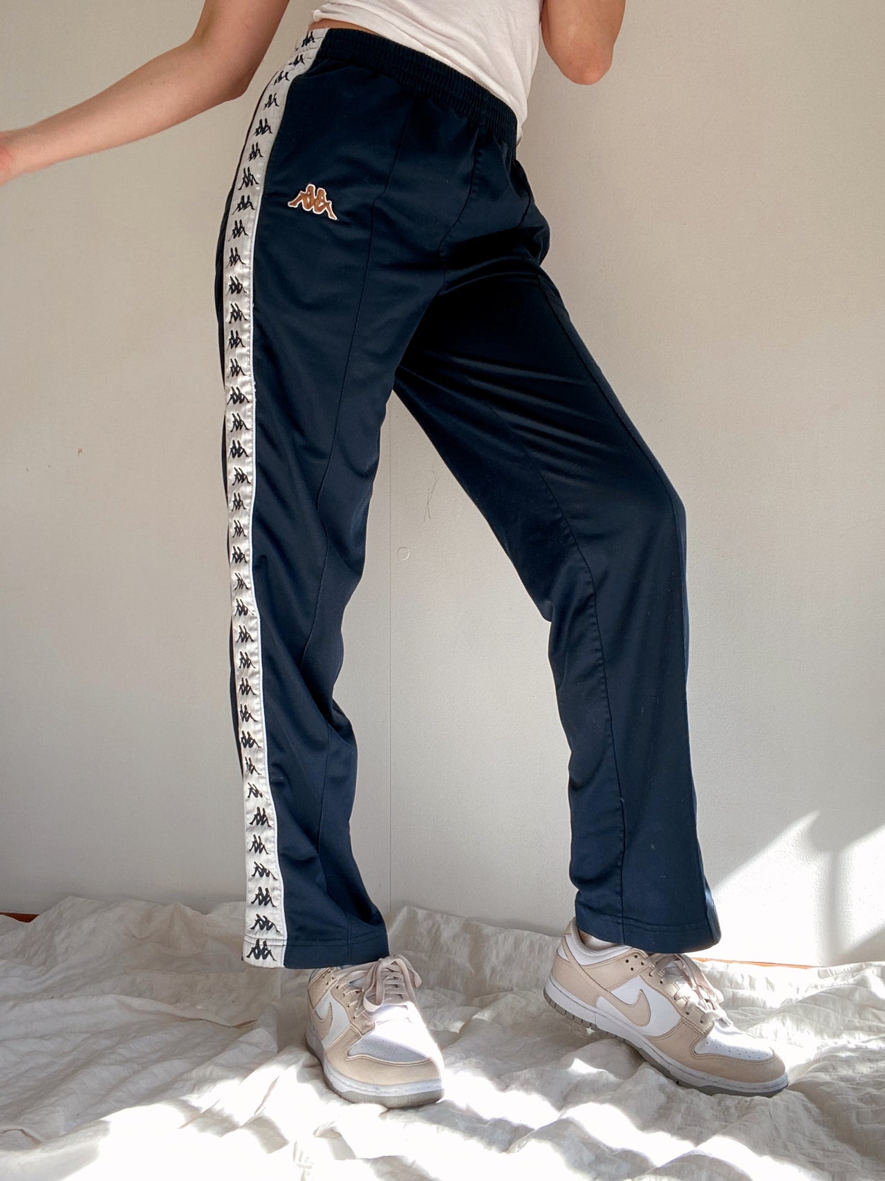 Pantalon de jogging bleu foncé Kappa M