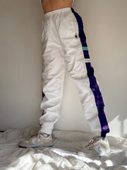 Pantalon de jogging blanc/violet M