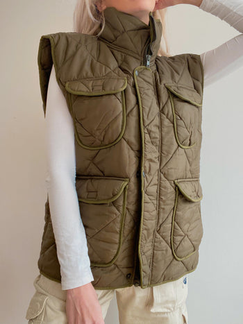 Veste sans manches khaki XL