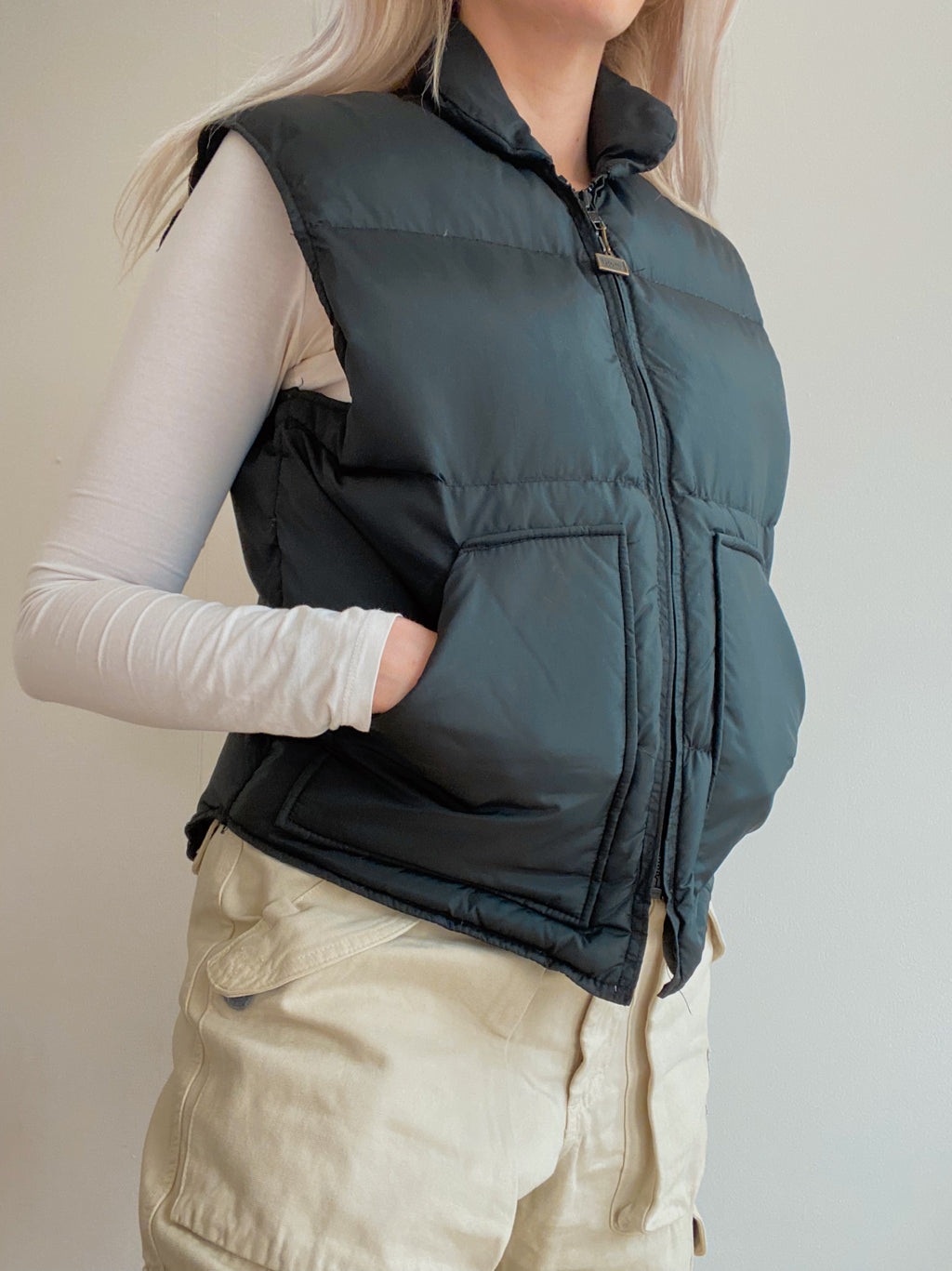Veste sans manches noire S