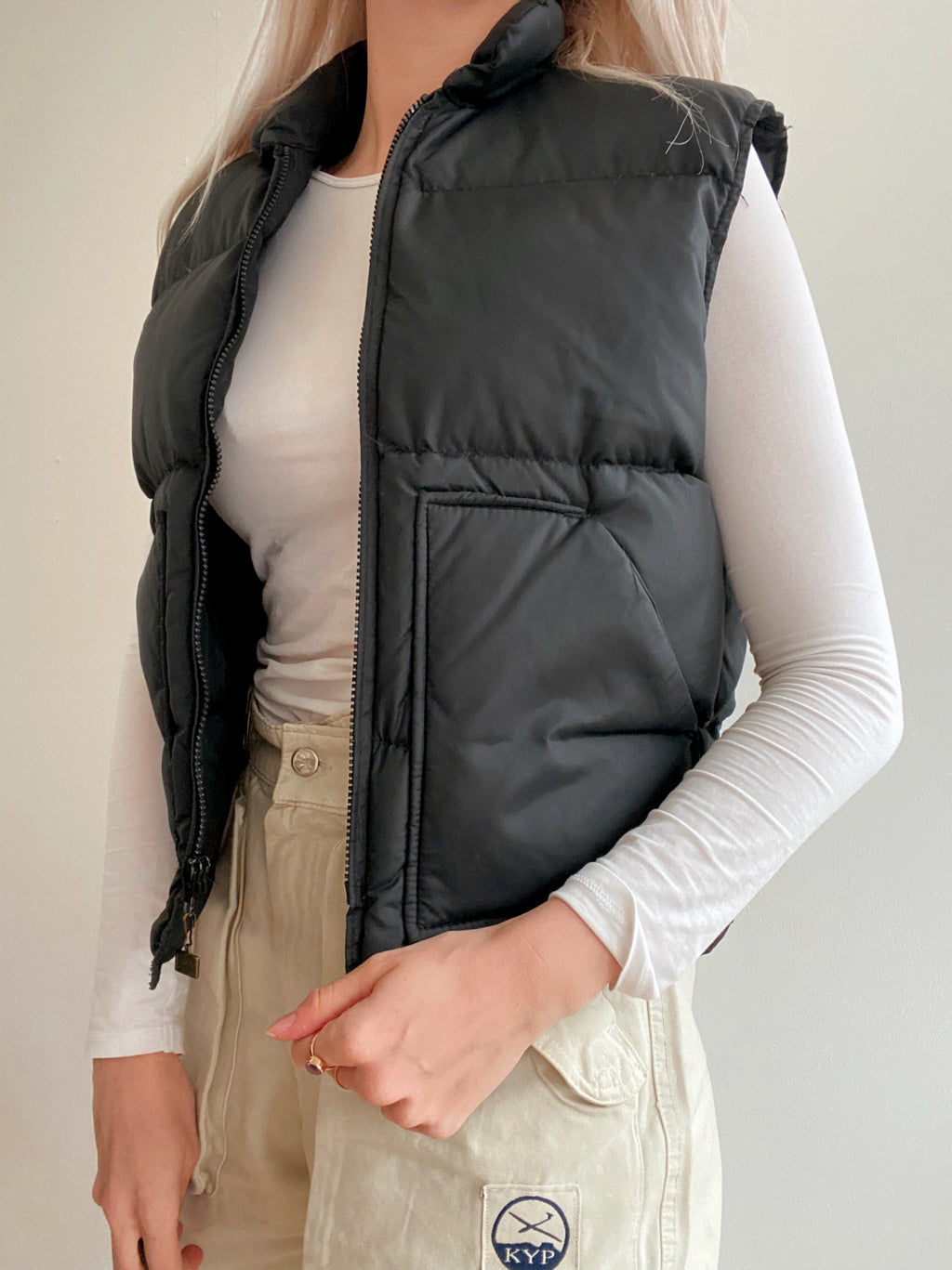 Veste sans manches noire S