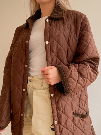 Veste brune matelassée L/XL