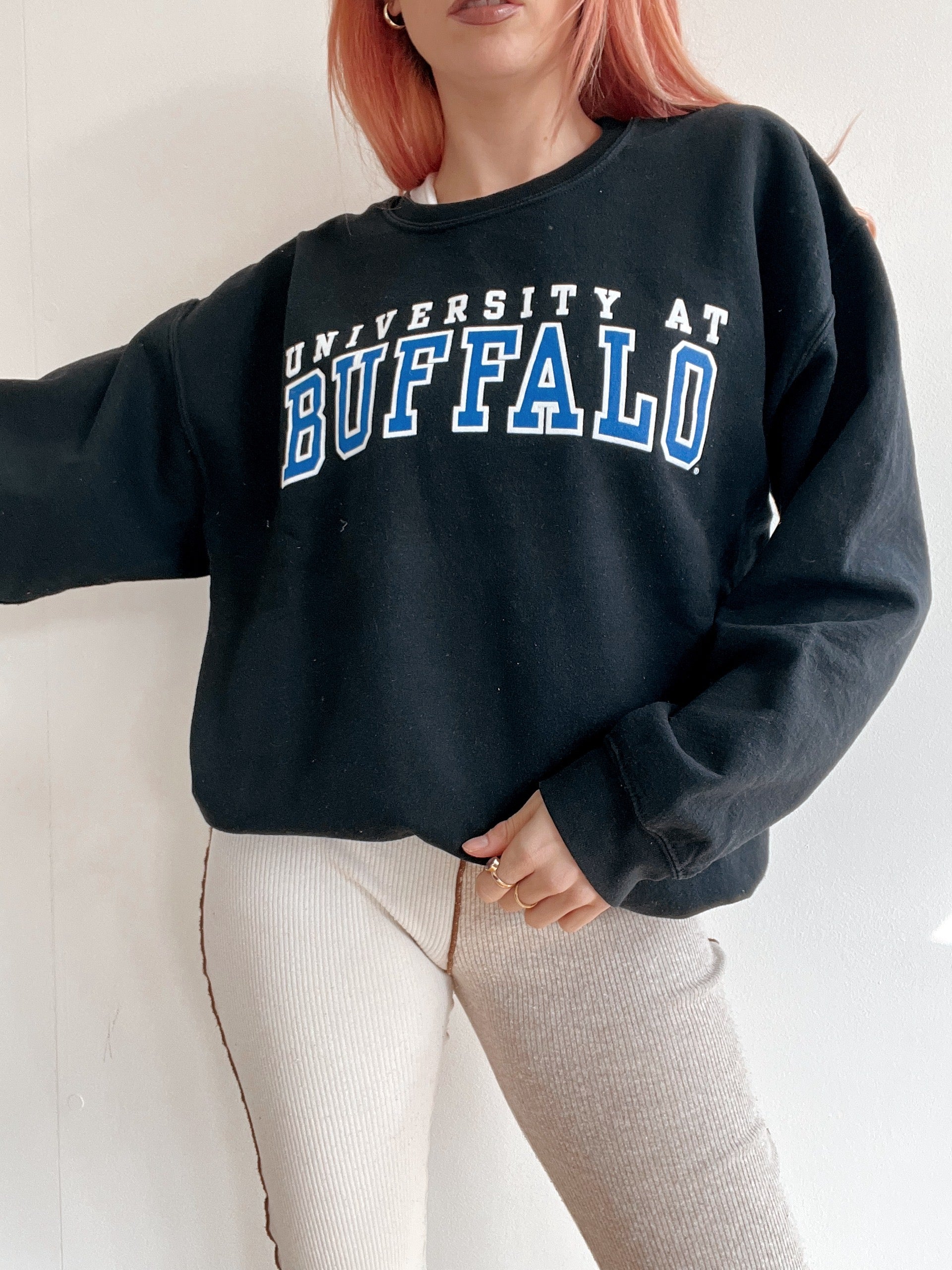White and blue jacket with orange collar Adidas XL