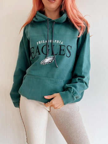 Pull vintage américain Eagles vert L