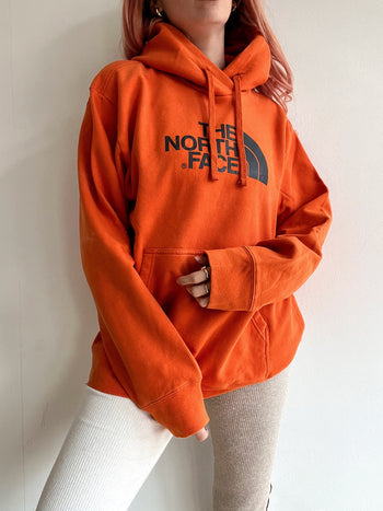 Pull vintage The North Face orange XL