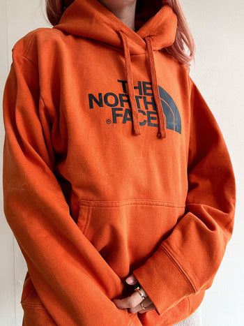 Pull vintage The North Face orange XL