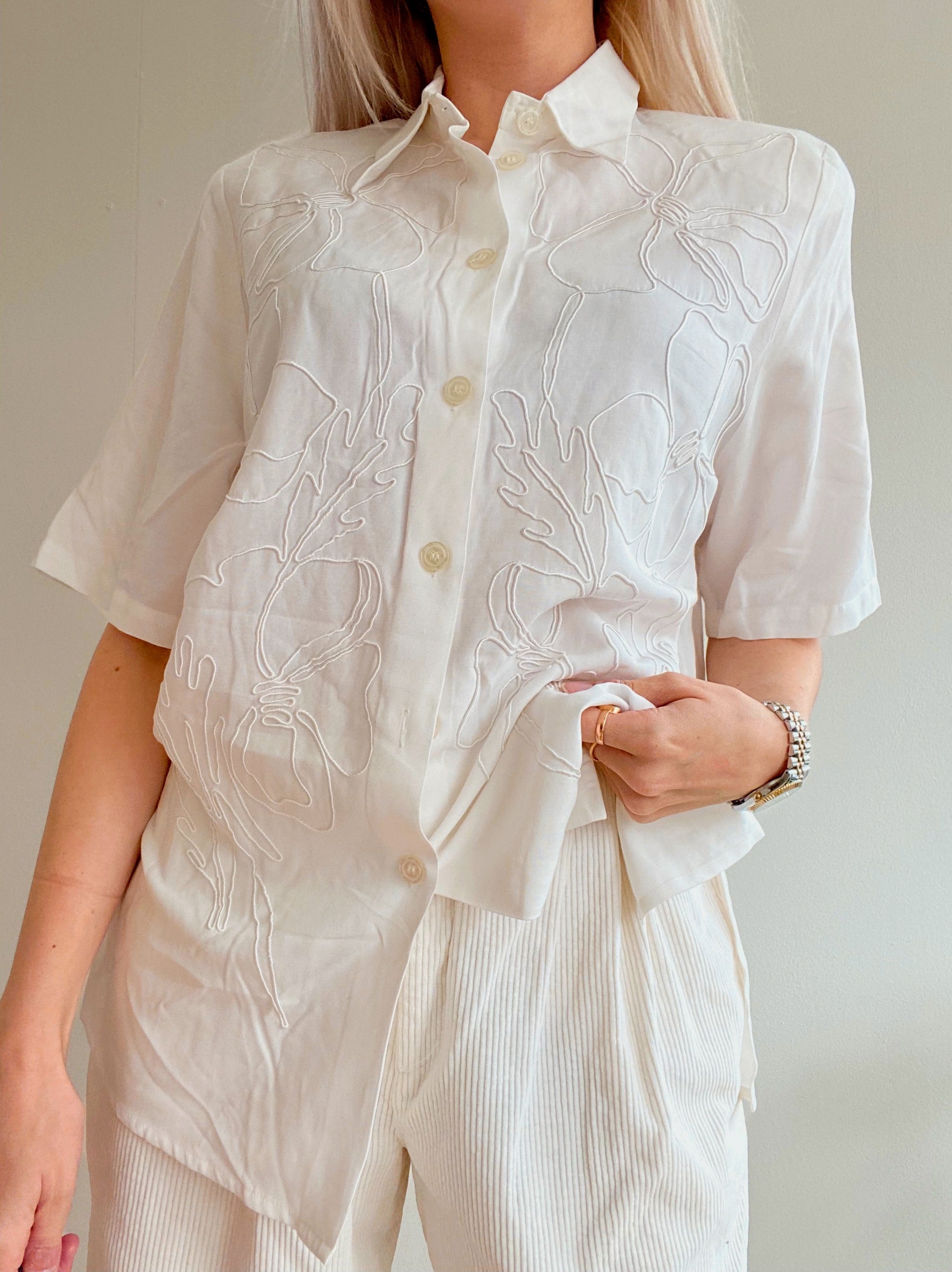 Chemise Vintage 80/90s blanche