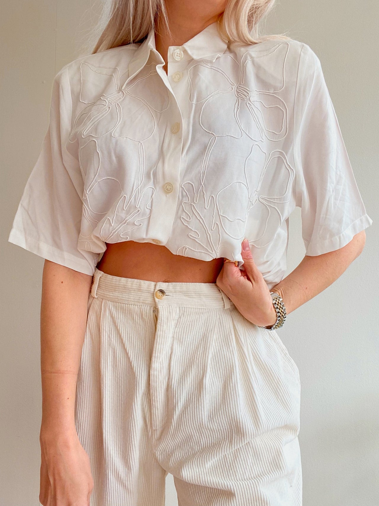 Chemise Vintage 80/90s blanche