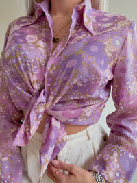 Chemise Vintage 80/90s mauve