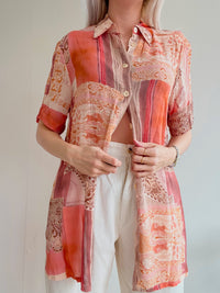 Chemise Vintage 80/90s orange