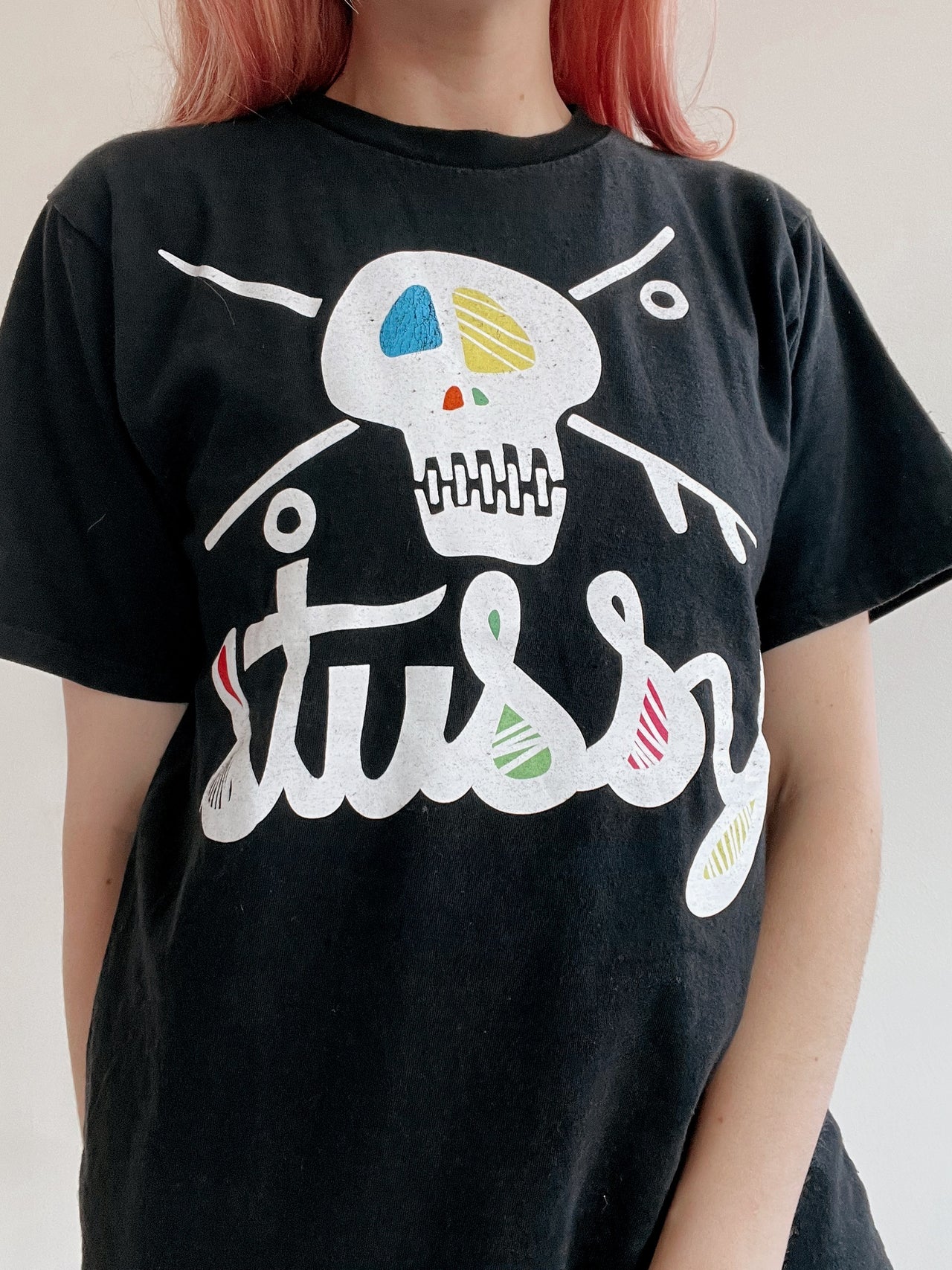 T-shirt noir Stüssy L