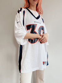 Weißes Nike Baseball-Trikot L
