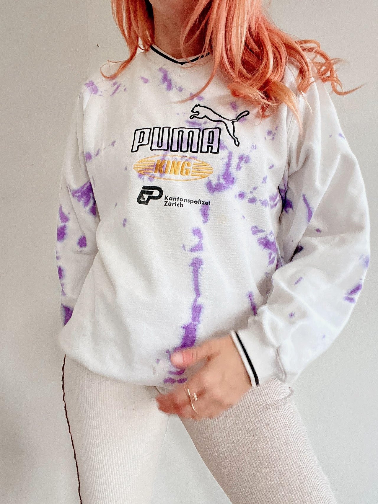 Pull vintage tie and dye Puma S