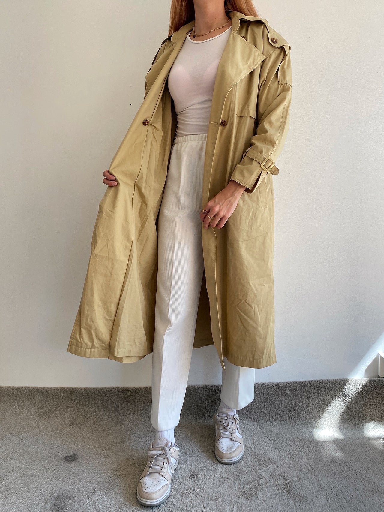 Trench beige oversized L/XL