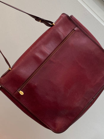 Burgundy Cartier bag