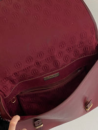 Sac bordeaux Cartier