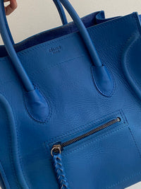 Sac à main bleu pétrole Céline
