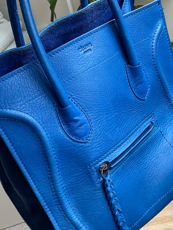 Céline petrol blue handbag