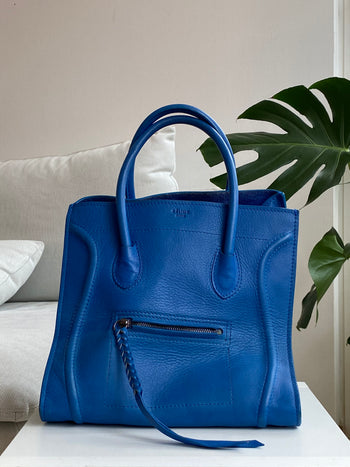 Céline petrol blue handbag