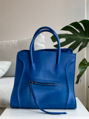 Benzinblaue Handtasche von Céline 