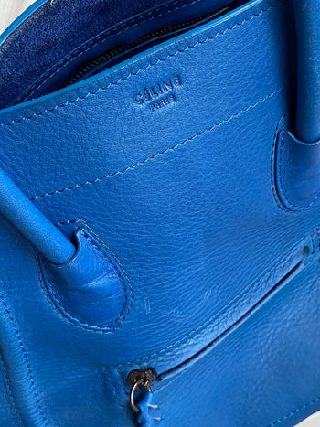 Céline petrol blue handbag