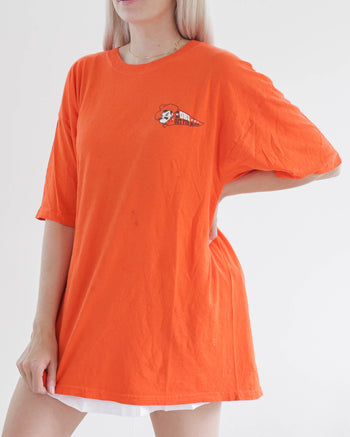 T-shirt USA orange "Out for Blood" XL