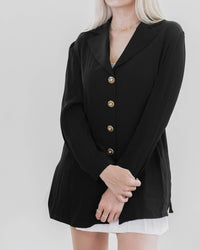 E.Blazer d'été noir M
